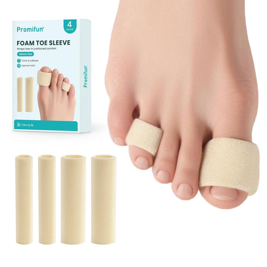 Promifun Cuttable Toe Tubes Sleeves