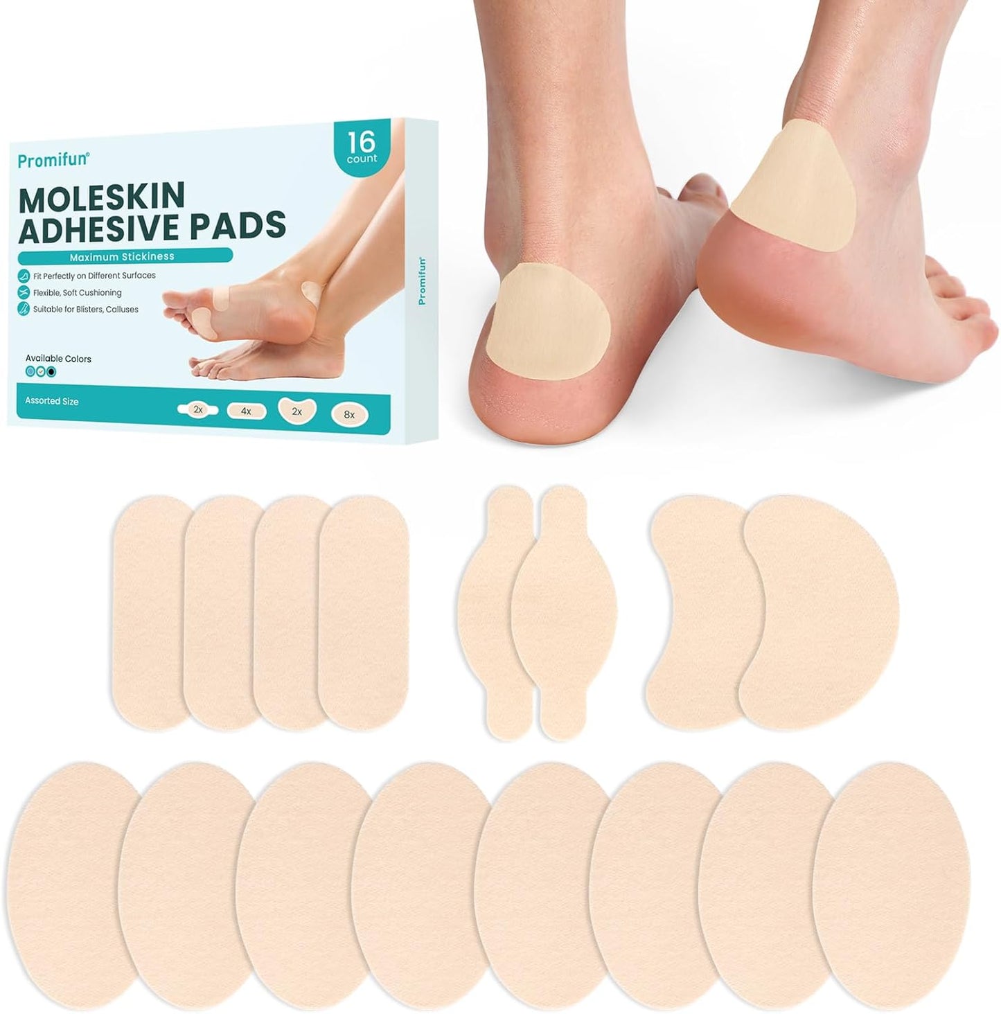Moleskin Adhesive Tape Pads